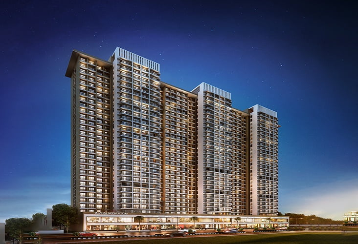 Ashar Metro Towers 1,2 bhk properties at Thane West by Ashar Group